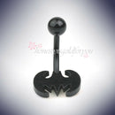 1Pc Fashion Steel Bat Man Belly Button Ring Navel Bar Stud Piercing Jewelry Gift