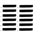 12x Hard Disk Drive HDD Caddy Cover Bezel + Screw For DELL LATITUDE E6320 BALCK