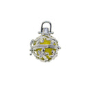 6pcs Mixed Filigree Cage Locket Pendant Necklace Findings