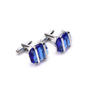 Blue Stainless Steel Mens Wedding Party Gift Shirt Cuff Links Cufflink 3C JC,a