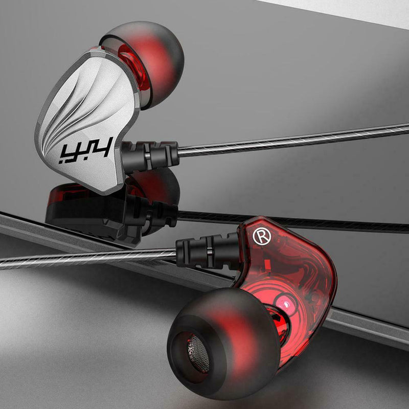 3.5mm Wired Stereo Earphone Line Control Deep Bass In-Ear MIC Earbud Headset