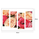 Rose 5D DIY Full Drill Diamond Painting 4-pictures Combination Kits Crafts