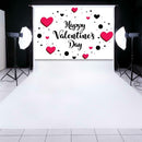 Happy Valentines Day Background Heart Photography Backdrop Wedding Decor A