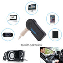 Black AUX 3.5mm Wireless Bluetooth Audio Music Receiver Hands-free Call TBY