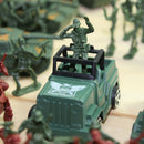 307x Military Base Set 4cm Soldiers Army Figures & Accs - Tank Warplane More