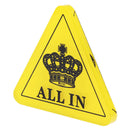 Acrylic Crown Poker Cup All-in / Tournament Chip