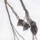 Bohemian Leaves Multi-layer Long Necklace Pendant Chain Fashion Jewelry Kw