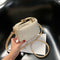 Women Straw Shoulder Bag PU Splicing Female Casual Messenger Pouch (Khaki)