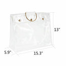 Transparent Dust Bag Clear Purse Organizer Dustproof Handbag Holder With Ma A4V8