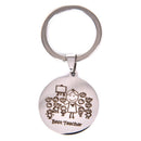 Engraved Keyring Thanks for Teacher Keychain Custom Name Gift for Teacher  OZ FT