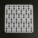 Theme Hollow Ruler Embossing Stencils Template DIY Photo Album Drawing Tool