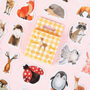46pcs Animal World DIY Diary Album Stickers Paper Labels Gifts Packaging  OZ