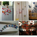 12pcs PVC Butterfly Wall Stickers Wedding Party Butterflies Decoration Blue