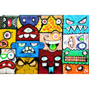 1000pcs DIY Jigsaw Paper Puzzle Graffiti Picture Toys Room Decoration Gifts