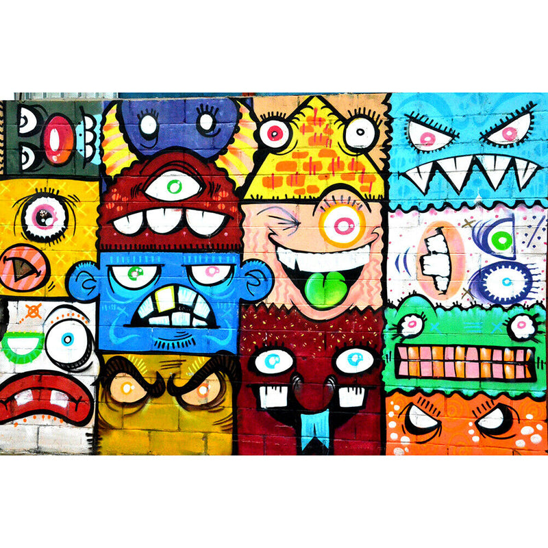 1000pcs DIY Jigsaw Paper Puzzle Graffiti Picture Toys Room Decoration Gifts