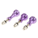 3pcs Aluminum Stainless Thumb Knob Bolt Nut Screw For GoPro Hero 3+ 3 2 1
