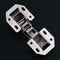 10pcs 3in Bridge Shaped Spring Frog Closet Cabinet Door Hinges No Drilling  A