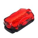 2x Bike Light Head + Rear Safety Alarm Set Bicycle Cycle White Beam 5 LED Lam Kw