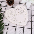 100pcs 5.5" Scrapbooking Hollowed Lace napkins doyleys placemat decoupage papM&E