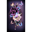 5D Full Drill Diamond Painting Flower Butterfly Cross Stitch Kits (hg347)