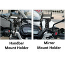 Motorcycle Mirror USB Charger Quick Charging Aluminum Alloy Riding Phone Holder