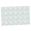 24Pc Wall Plastic Panel Holder Rack for DIY Home Wedding Flowers Floral Backdrop