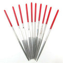 10X 3mmx140mm Diamond Needle File Coated Riffler Jewelry Craft Glass Tool Set%o