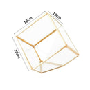 Geometric Micro- Landscape Plant Transparent Glass House Flower Room Weddin P3V4