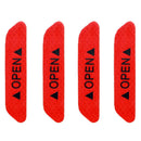 2 Set Car Door Anti-Collision Warning Reflective Stickers Open Stickers Lon P7A9
