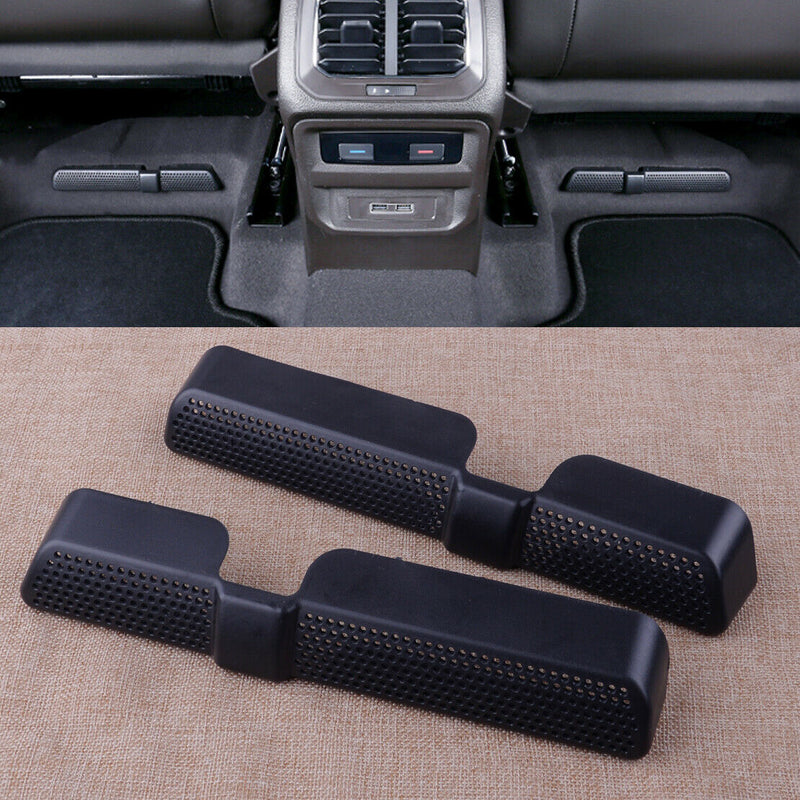 2x Rear Seat Air Vent Outlet Dust Protector Cover Trim Fit For VW Tiguan 2017-19