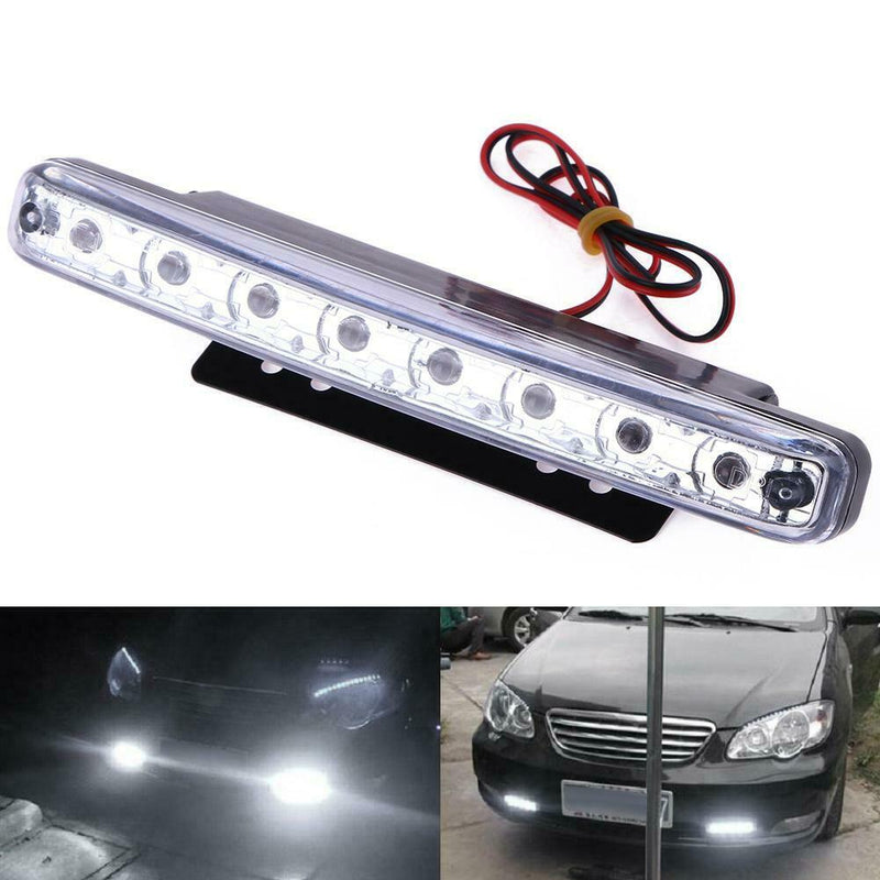 Universal Waterproof 8LED Car Motorcycle Daytime Running Light DRL Lamp Lighting