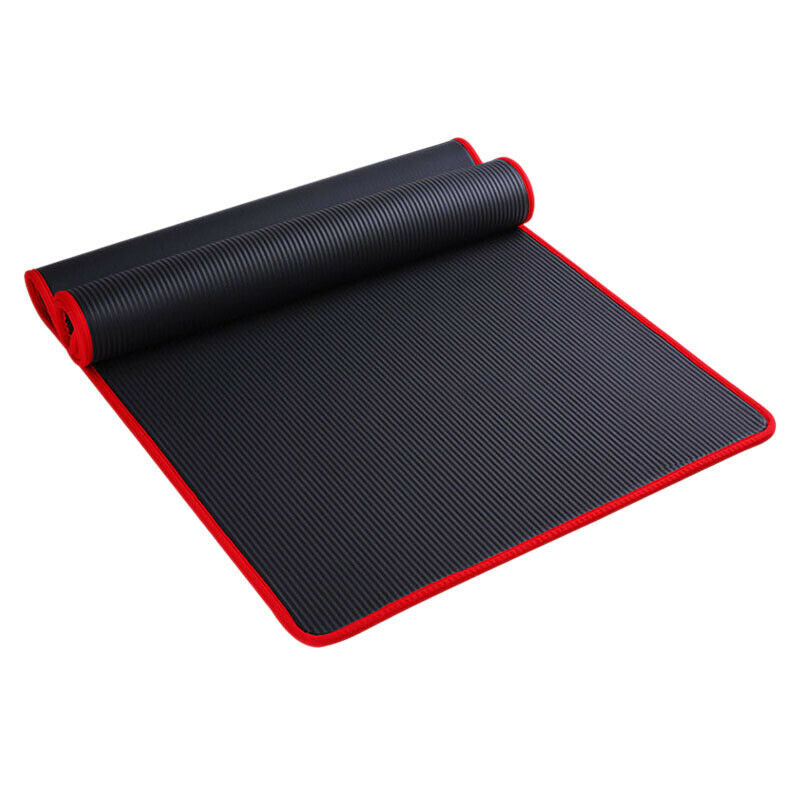 10Mm Thick Non-Slip Yoga Mat Nbr Fitness Pilates Mat Anti-Tearing Edge Begi O2O5