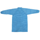 Men Women Blue Point Collar Anti Static Clean Room ESD Overall Gown w Cap X