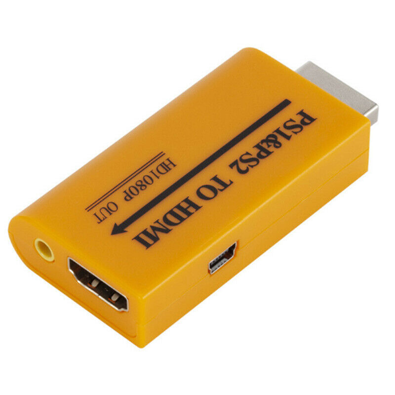 1080P HD PS1/PS2 To HDMI Audio Video Converter Adapter For HDTV ProjectorME