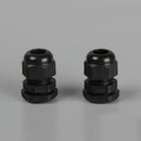Hot 1Bag 5pcs PG11 Waterproof Connector Gland Dia. 5-10mm Cable Black M&O