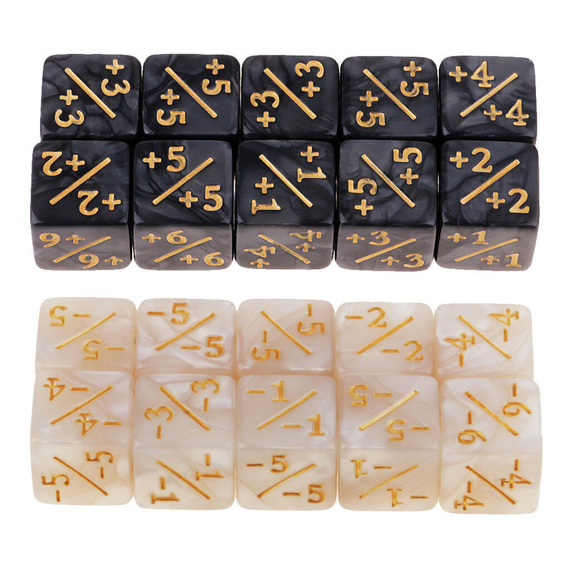 1.6cm 6-side Fractional Dice Educational Learning Teaching Aid Tool 20pcs