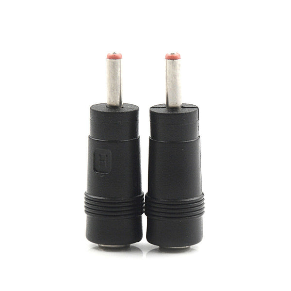 2pcs DC Power Plug Connector Socket Adapter 5.5*2.1 Female to 3.5*1.35mm Ma Cy