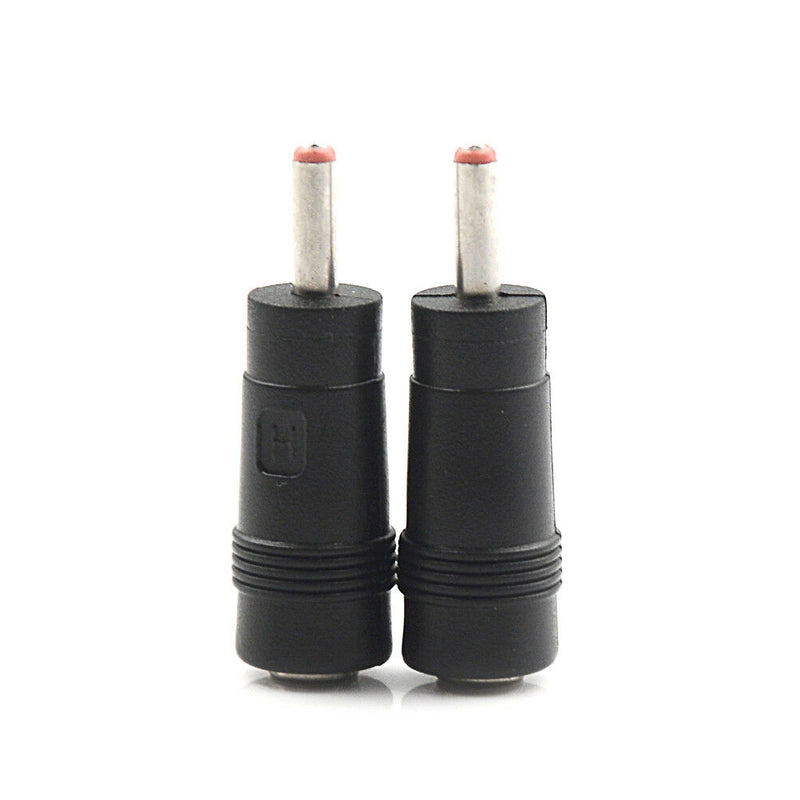 2pcs DC Power Plug Connector Socket Adapter 5.5*2.1 Female to 3.5*1.35mm Ma Cy
