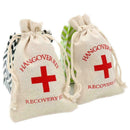 Cross Cotton Storage Bag Silk Screen Drawstring Handbag Gift Decoration Wra Z5Z8