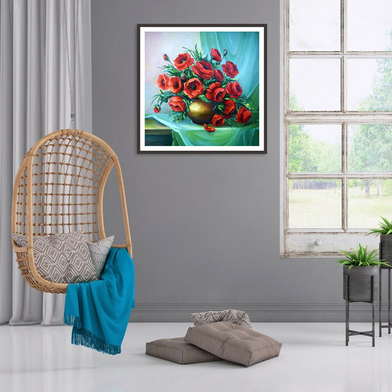 5D DIY Full Drill Diamond Painting Flower Embroidery Mosaic Craft Kit Decor