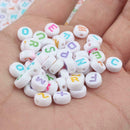 1000Pcs /set Letter Acrylic Beads For DIY Bracelet Making Multicolor M9V3