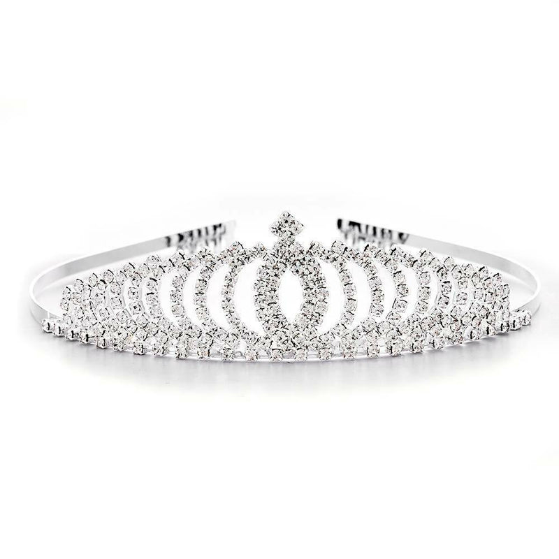 Wedding Bridal Princess Crystal Rhinestone Hair Accessory Tiara Crown Party-Gift