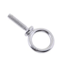 304 Stainless Steel Lifting Eye Bolt Ring Shape Screws Nuts Part M4 4mm