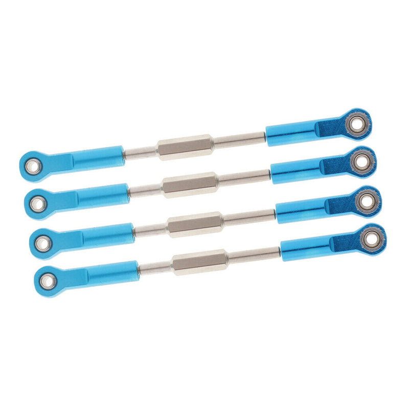 4-part Adjustable Steering Linkage Pull Rod for DIY Accessories for 1:10 RC