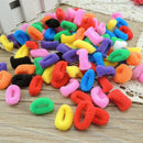 100pcs Cute Elastic Rope Baby Girl Hair Ties Ponytail HoldersHairbands Hot