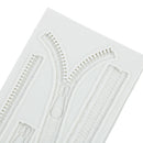 Zipper Silicone Cake Mold Chocolate Jelly Baking Mould Sugar Craft T!E