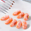 7Pcs Acrylic Nail Art Pen Tips UV Builder Gel Painting Brush Manicure Set Hot