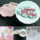 Happy Birthday Cloud Silicone Mold Fondant Cake Chocolate E4Z5 Moul Baking L8R8