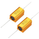 2 Pcs Aluminum Case Resistor 5W 10R 10 Ohm Wirewound For Led Replacement Co