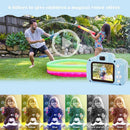 Kids Camera, Selfie Digital Video Recorder Camera for Girls Boys, Blue A